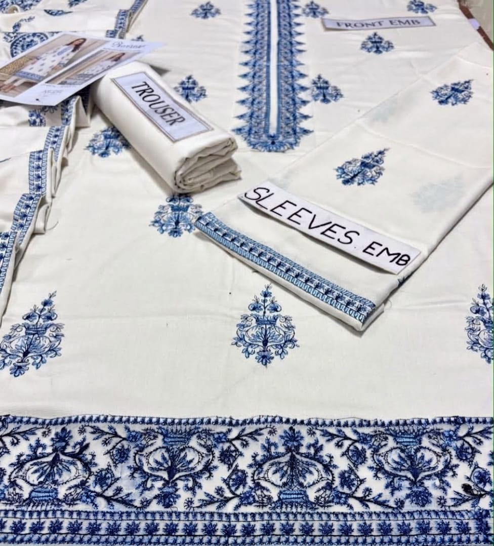 BAREEZE Luxury Dhanak Collection 3PC – Hit Code