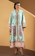 Ethnic Hit code silk print 2pc