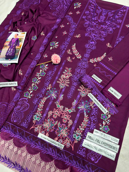 MAHNUR DHANAK COLLECTION 3PC HIT CODE