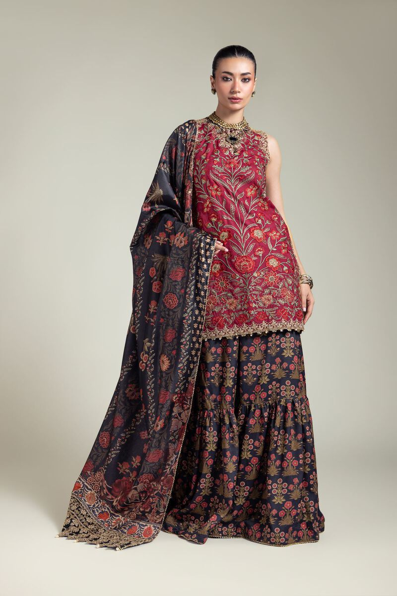 ETHNIC LUXURY SILK COLLECTION 3PC HIT CODE 
243
