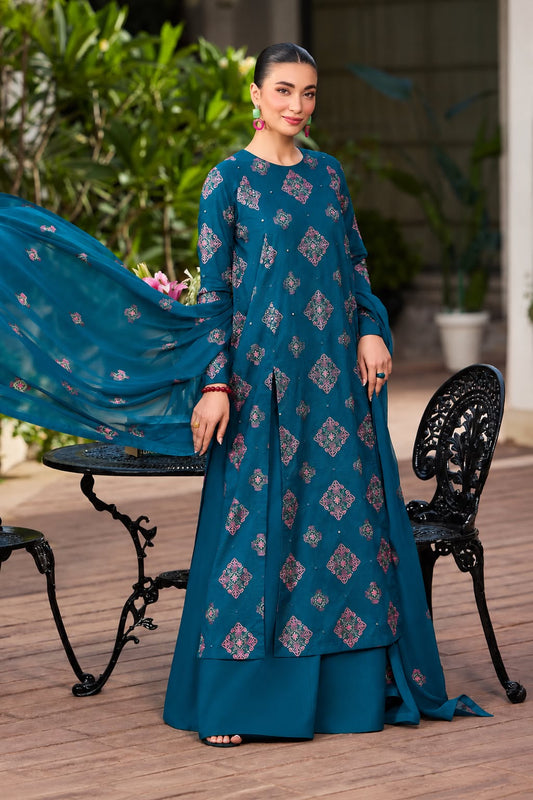 BAREEZE LUXURY DHANAK COLLECTION 3PC HIT CODE 6188